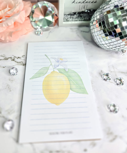 Citrus Bliss notepad