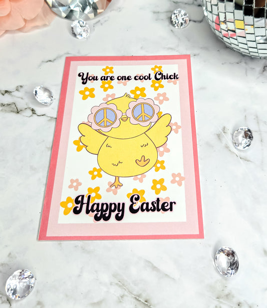 Cool chick Easter Greeting Card