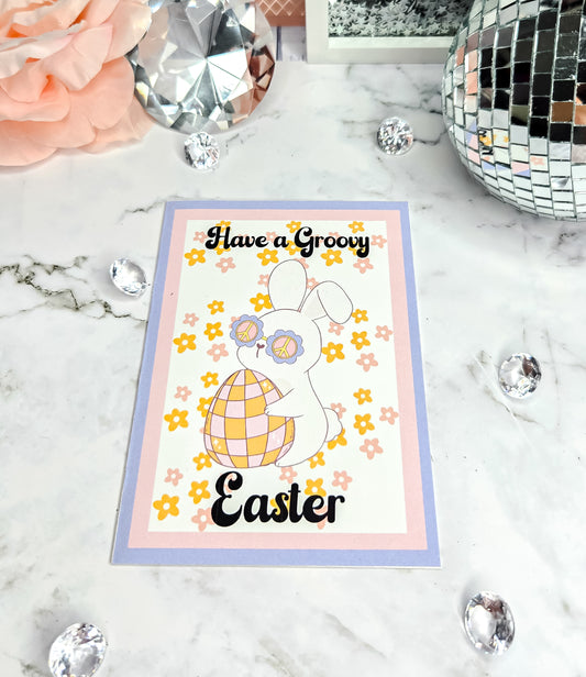 Groovy Easter Greeting card