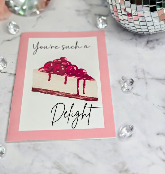 Cherry delight greeting card