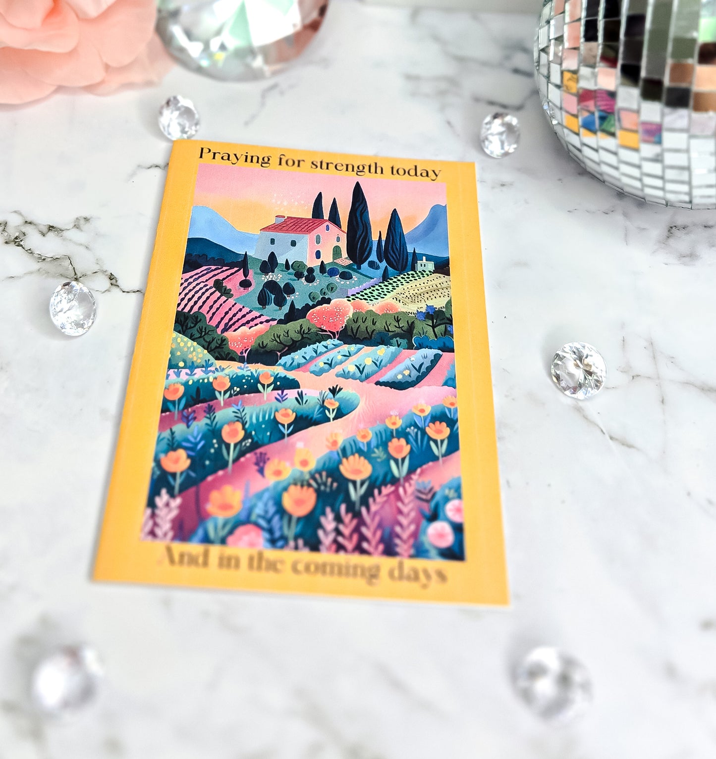 Praying for you greeting card
