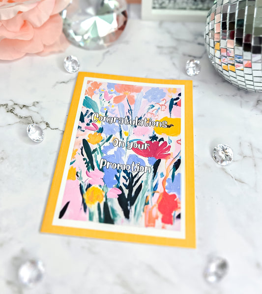 Congratulations on your promotion greeting card