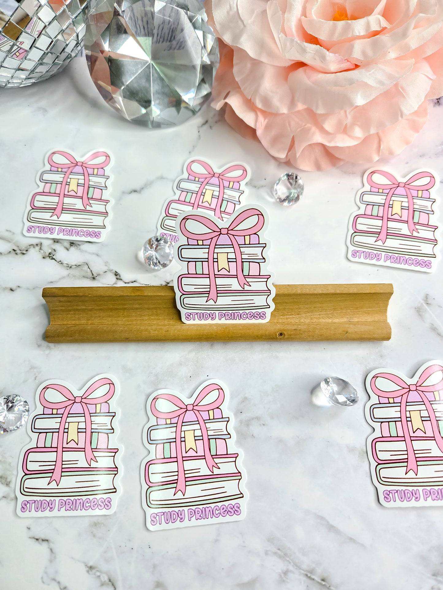 Study princess stickers