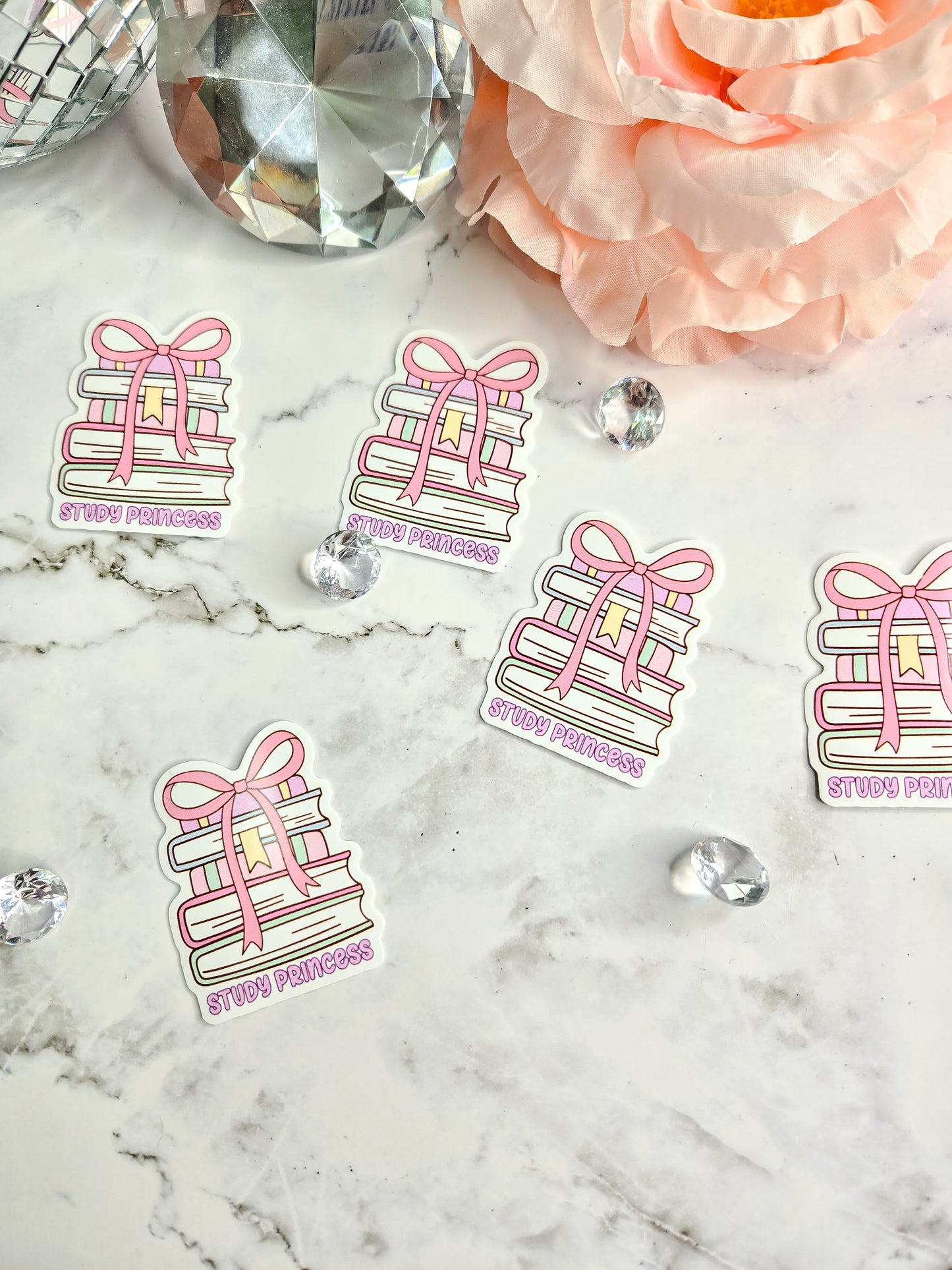 Study princess stickers