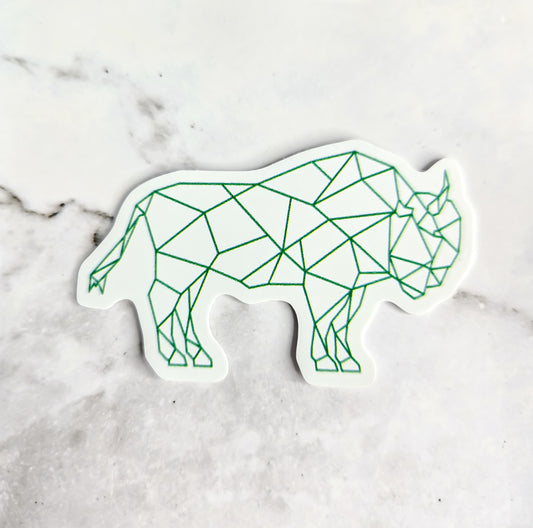 Let's Go HERD- geometric Marco Sticker