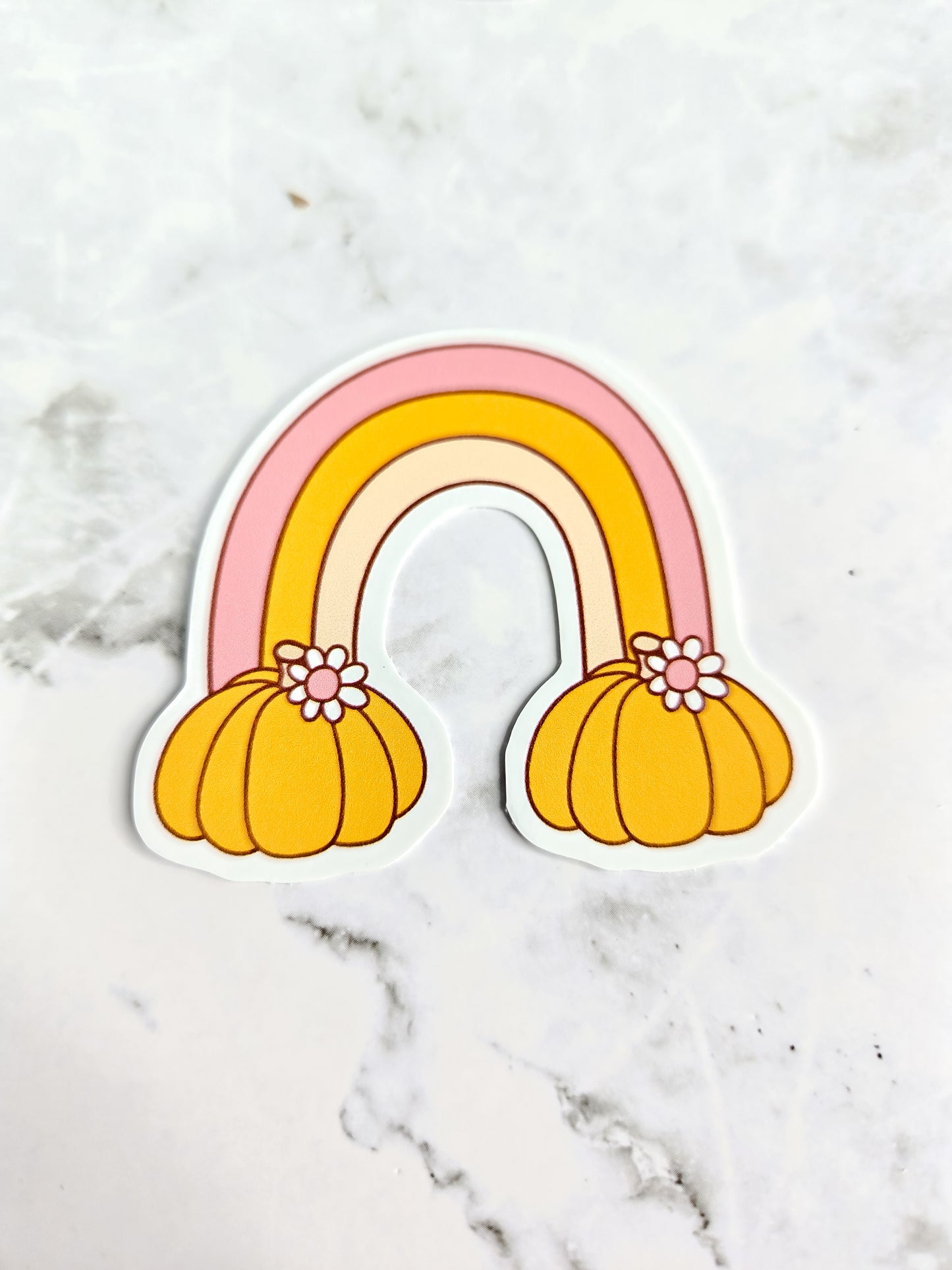 Somewhere over the rainbow...pumpkin spice sticker
