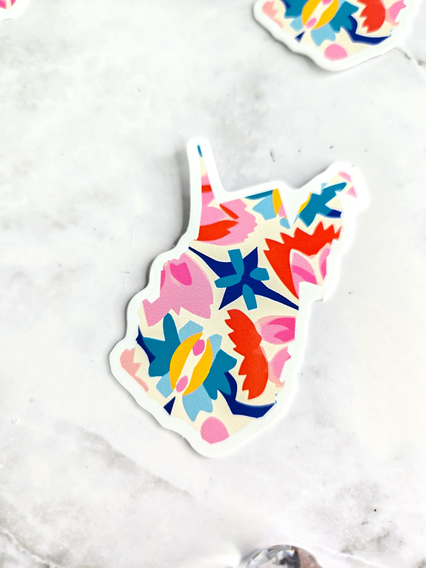 WV in bloom sticker