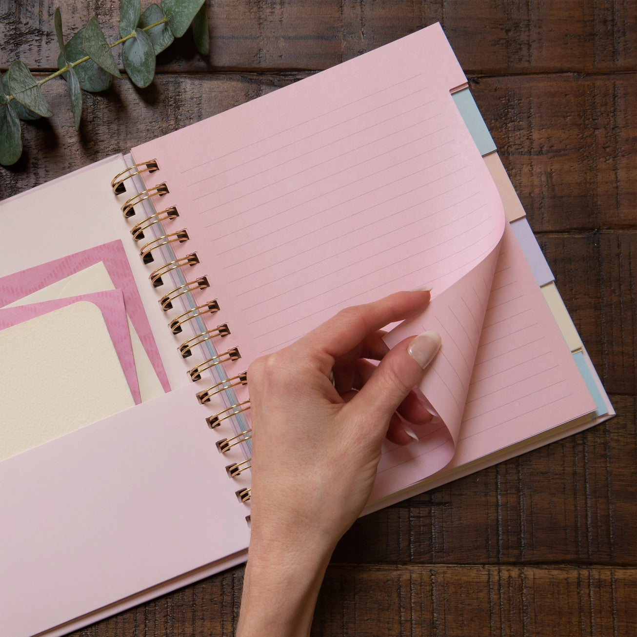 just another meeting tabbed spiral notebook