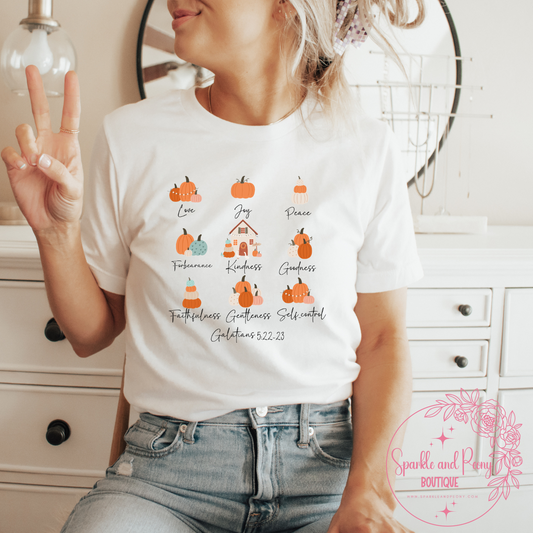 Harvest your fruits of spirit graphic tee- made to order