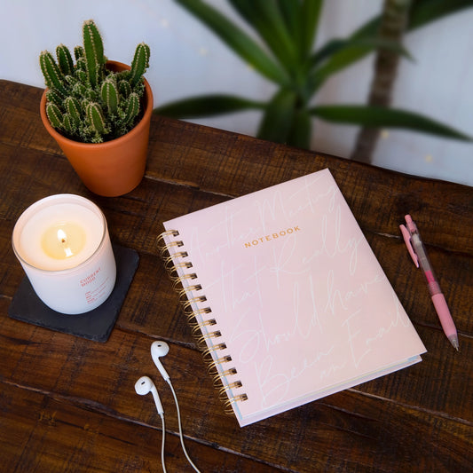 just another meeting tabbed spiral notebook