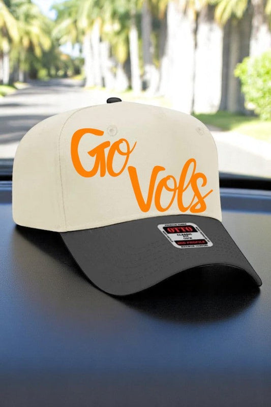 SC - ETA 5/26 - Go Vols Natural/Black Embroidered Hat