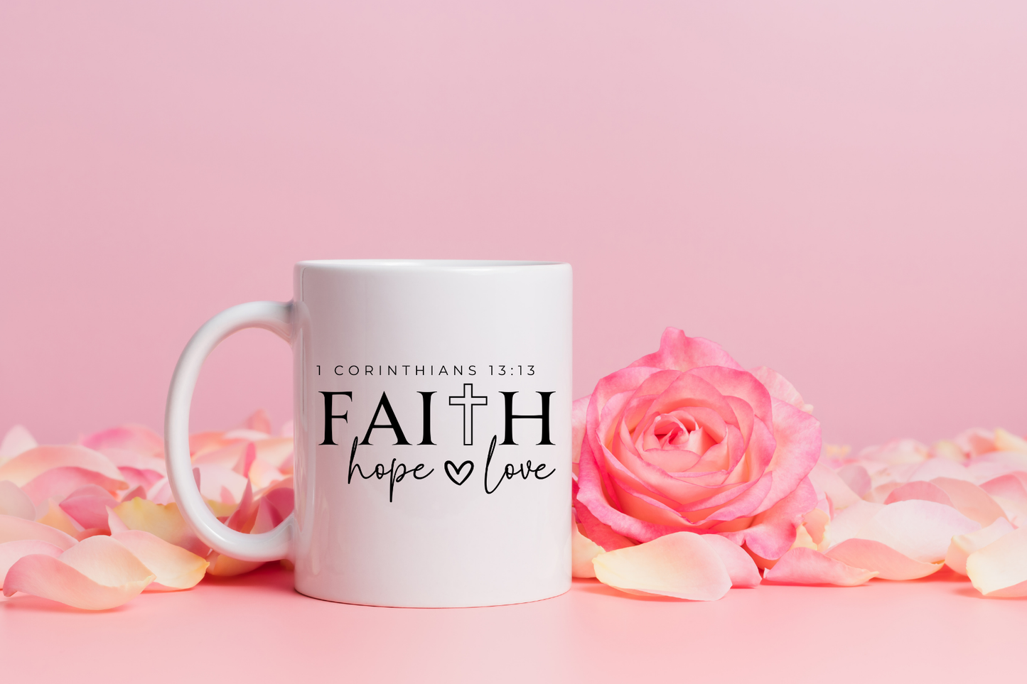 Faith- Hope- and Love coffee mug 15 oz