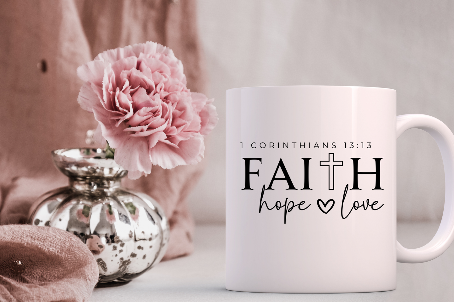 Faith- Hope- and Love coffee mug 15 oz