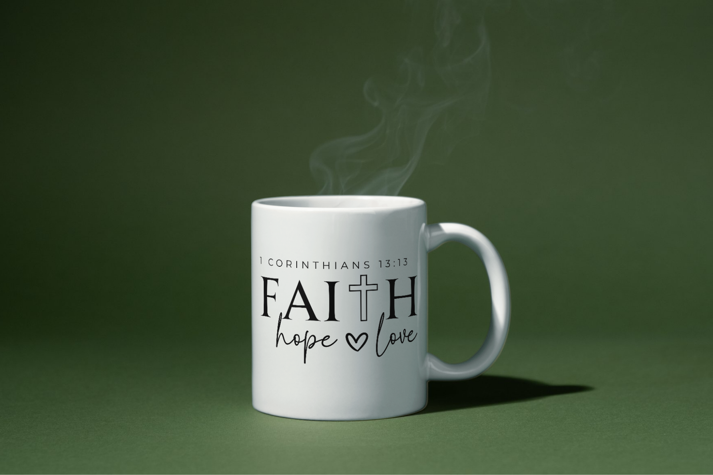 Faith- Hope- and Love coffee mug 15 oz