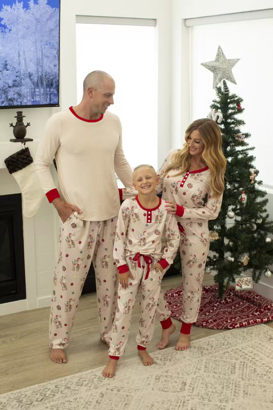 PREORDER: Matching Family Christmas Pajamas in Moose