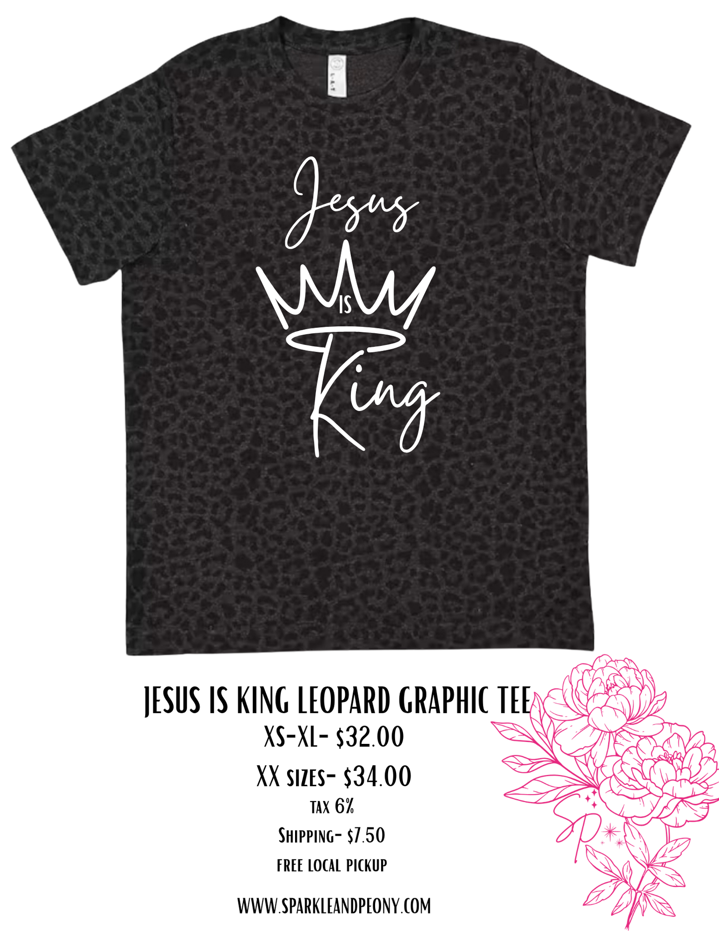 Jesus is King graphic tee