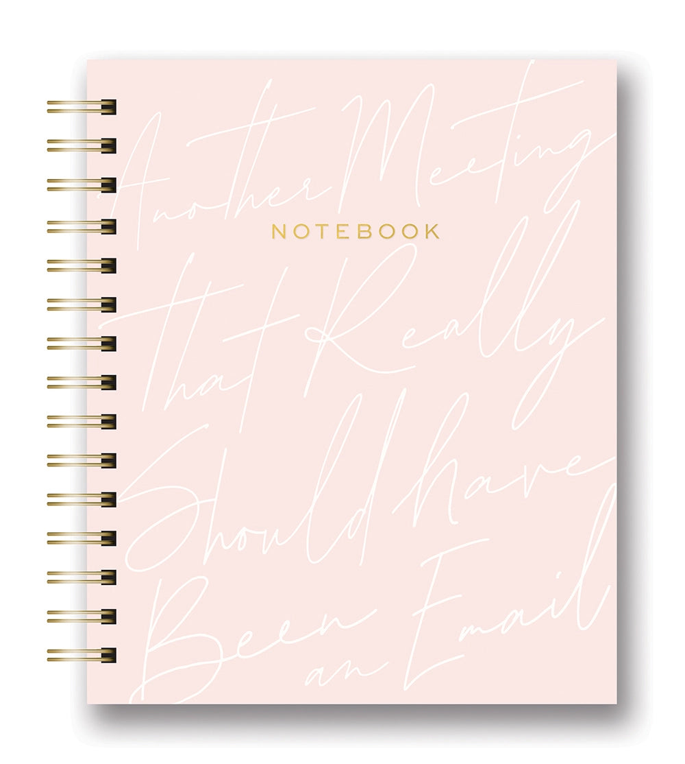 just another meeting tabbed spiral notebook