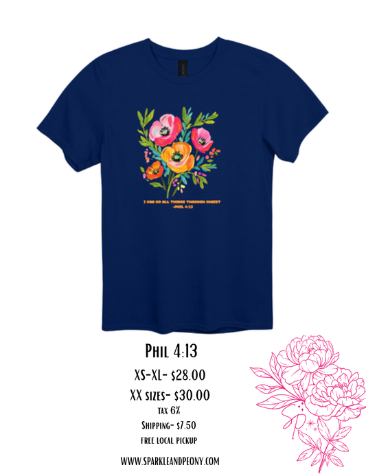 Phil 4:13 graphic tee