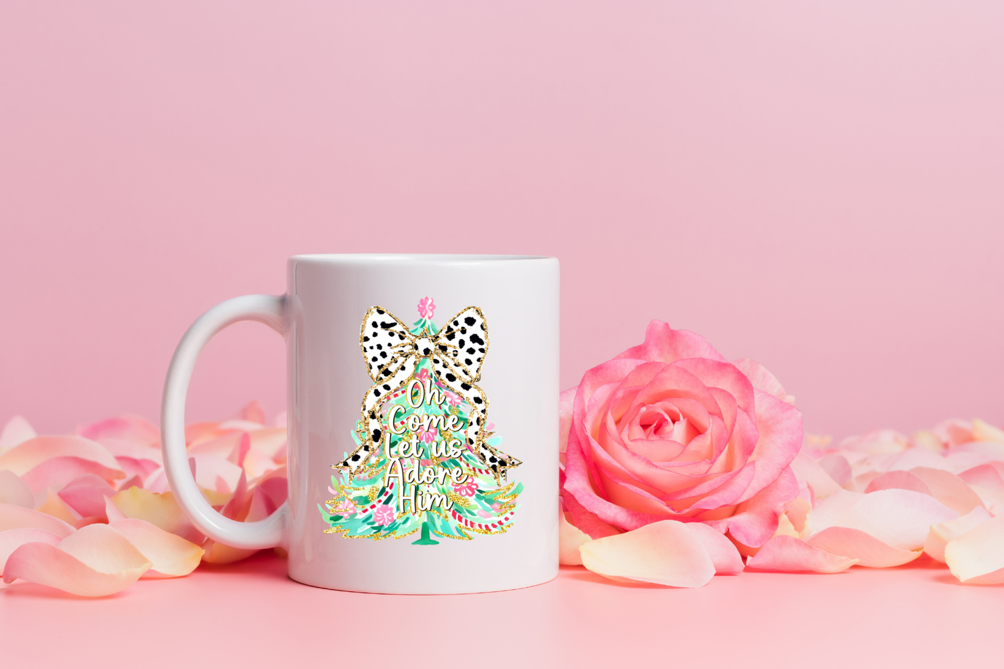 Oh come let us adore him Trendy coffee mug