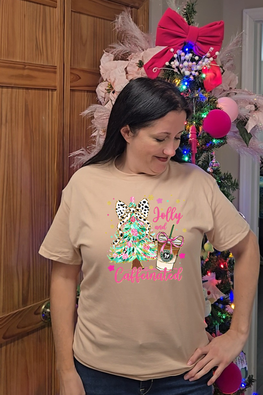Jolly and Caffeinated graphic tee