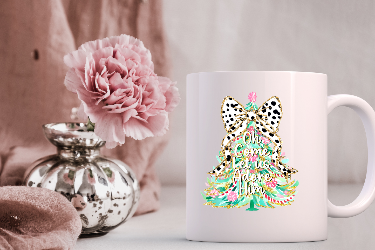 Oh come let us adore him Trendy coffee mug