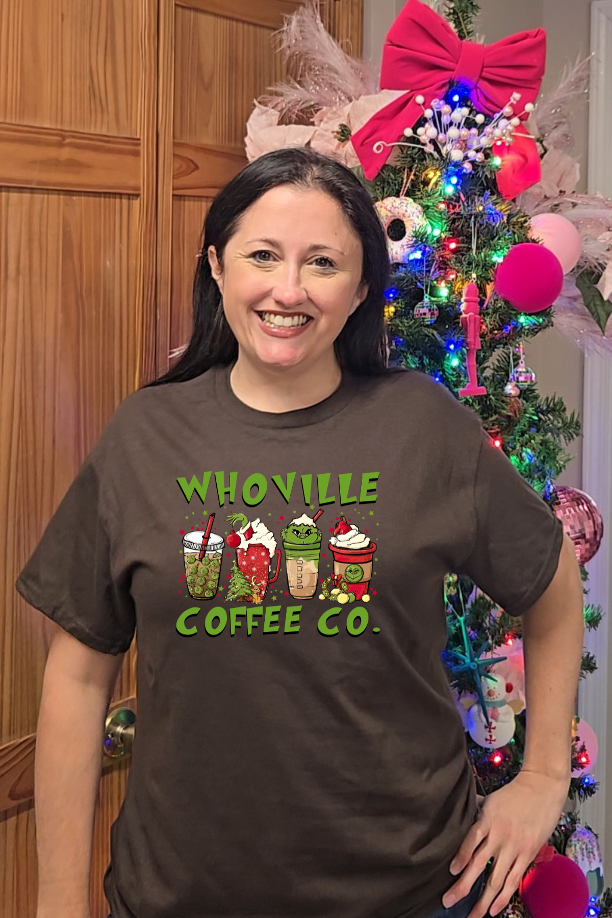 Whoville Coffee company graphic tee shirt