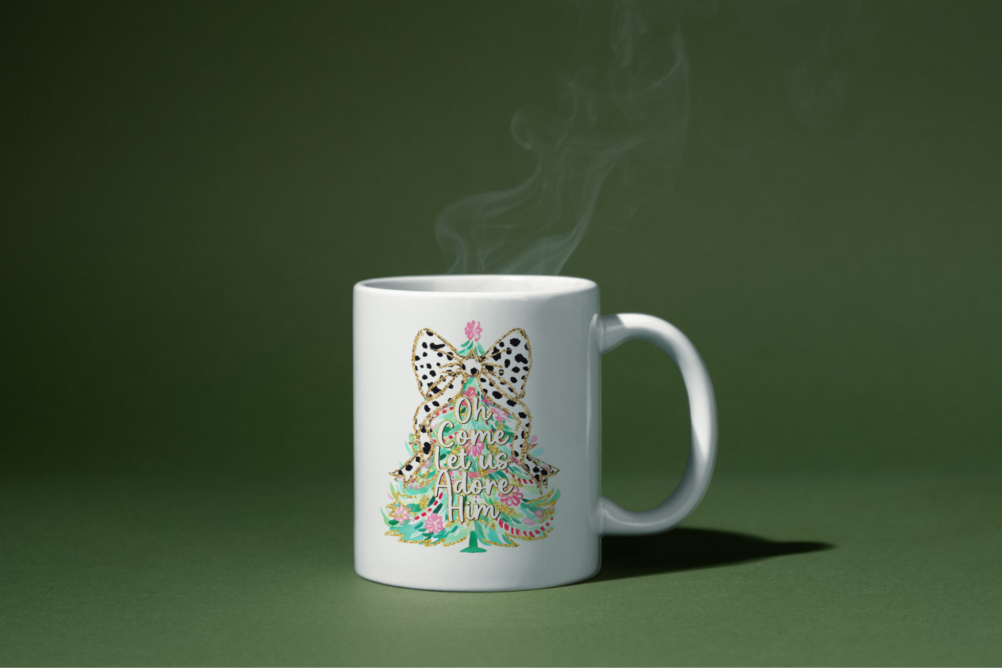 Oh come let us adore him Trendy coffee mug