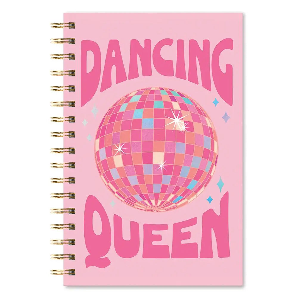 Dancing queen spiral notebook