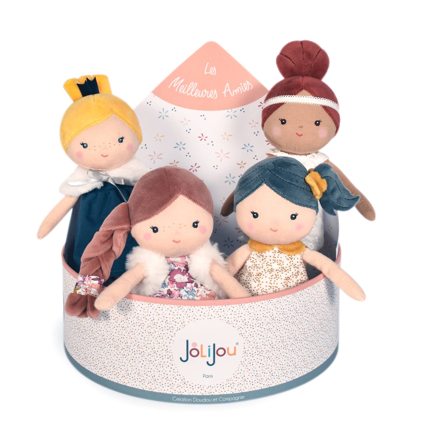 Jolijou Best Friends Soft Dolls - 4 Assorted Dolls- sold separately- collect them all