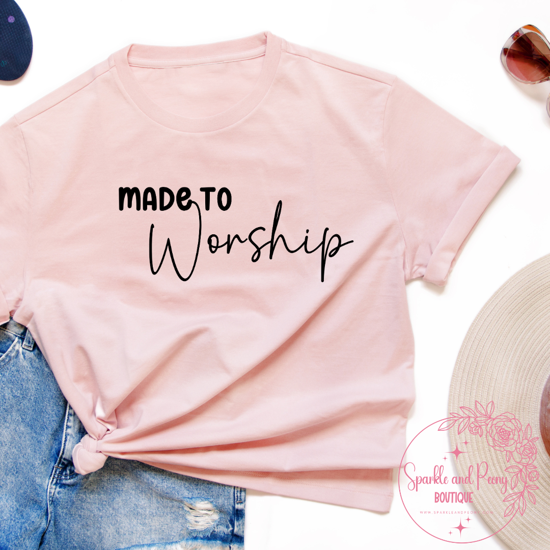 Made to worship graphic tee