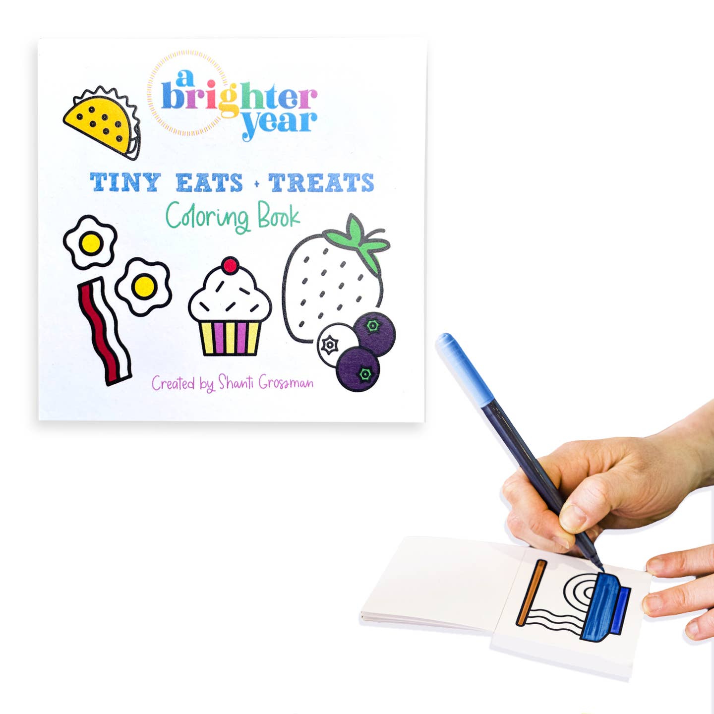 Tiny Eats and Treats coloring book