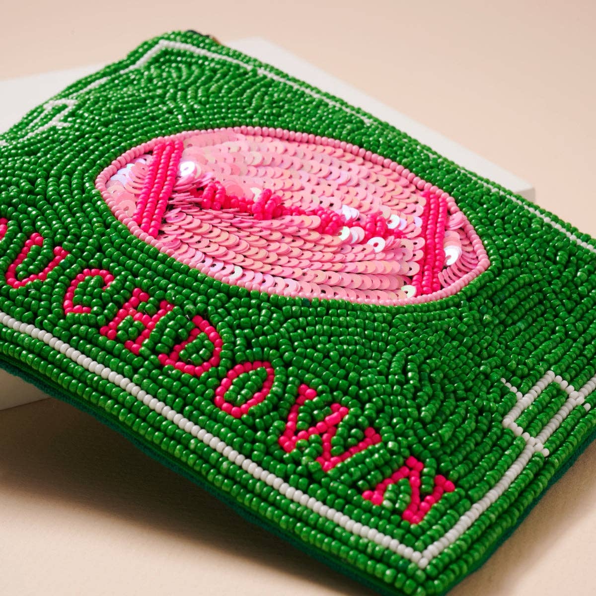 Beaded Touchdown Coin Pouch | Football Essentials