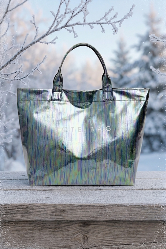 SC - ETA 9/8-9/22 Multicolor Iridescent Vinyl TOTE BAG