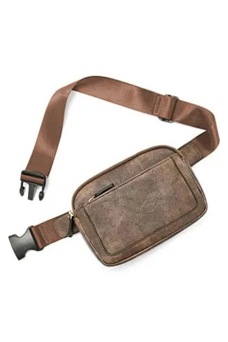 Khloe crossbody belt bag in desert palms