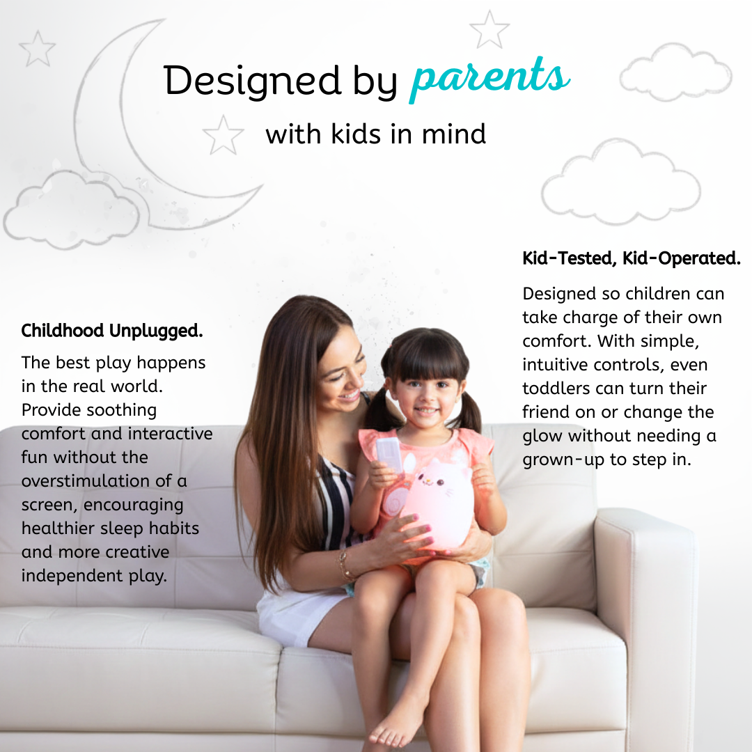 LumiPets® Clive the Cat- Children's Touch Night Light