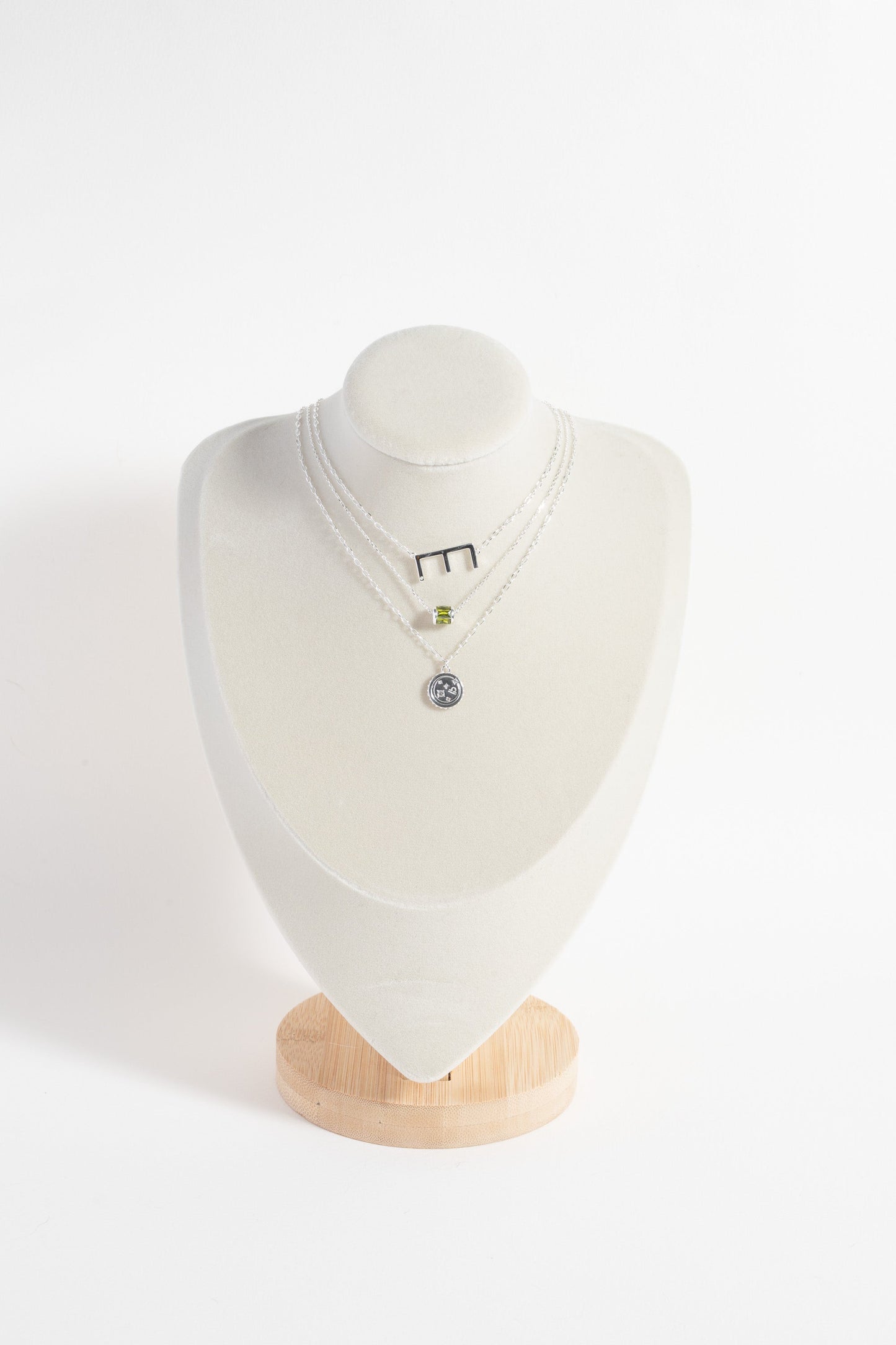 August Birthstone Precious Pendant Necklace