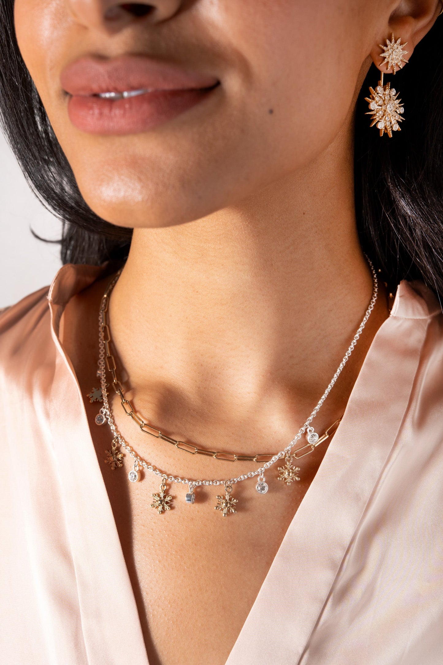 Snowflake Charm Necklace