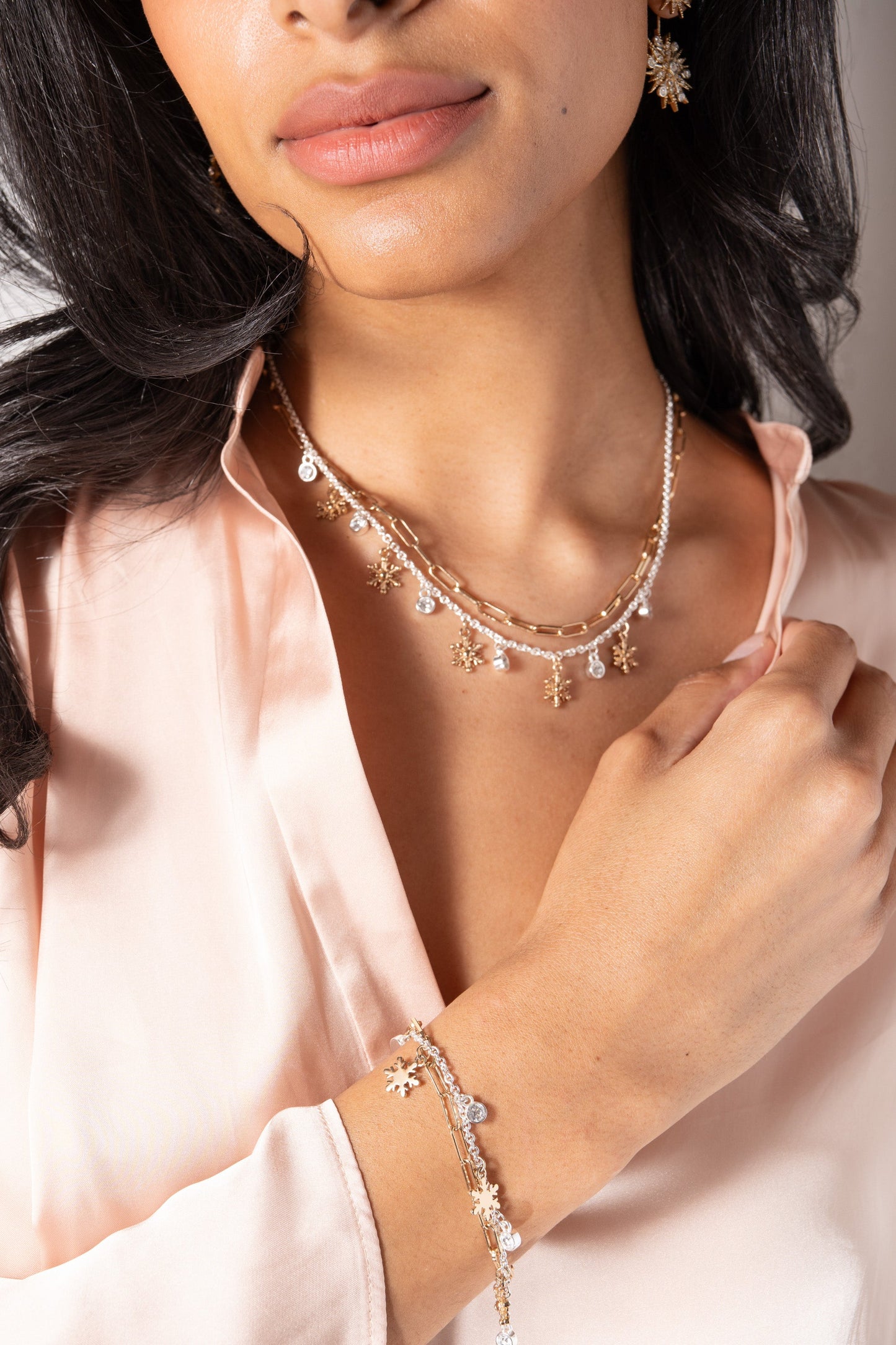 Snowflake Charm Necklace