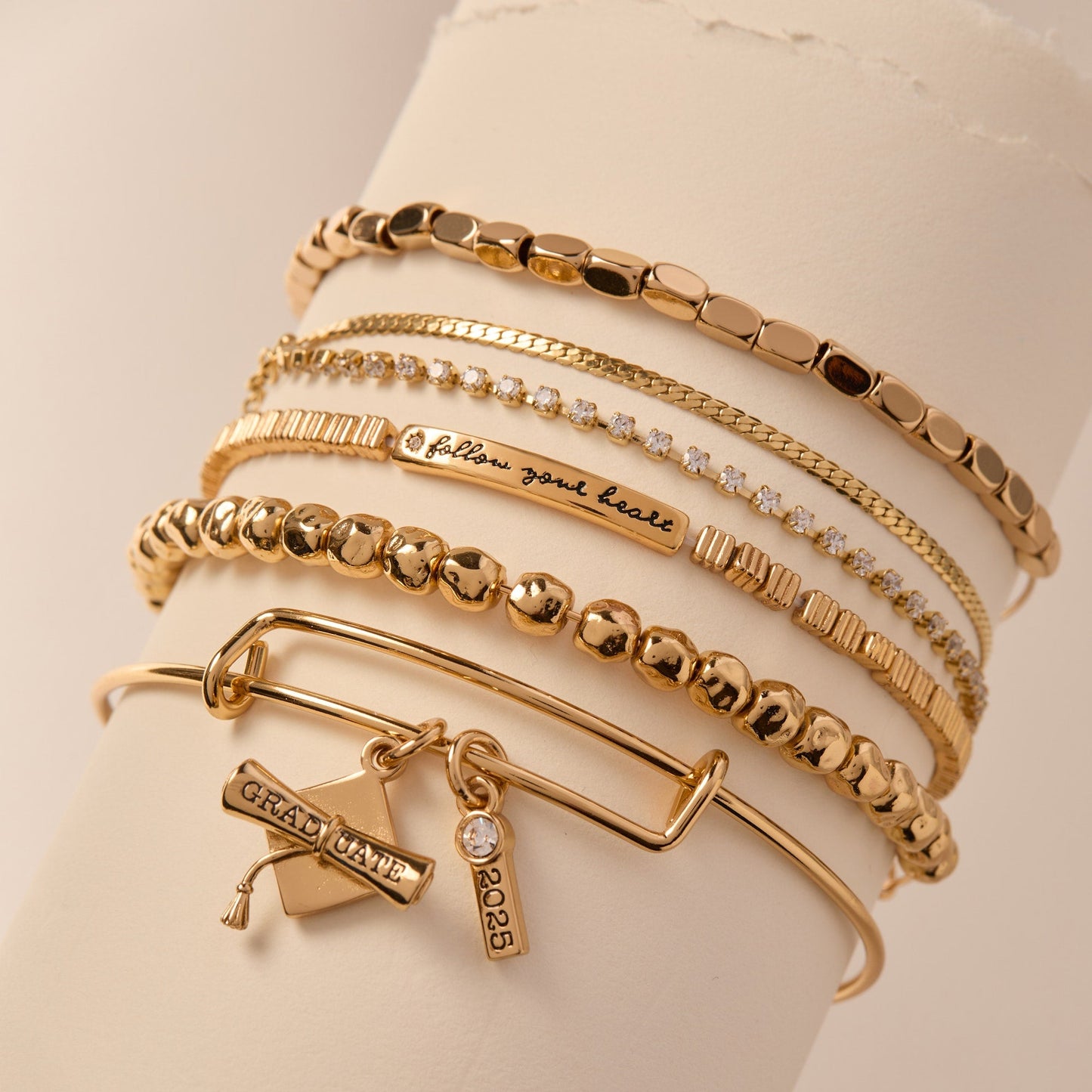 2025 Graduation Charm Bangle