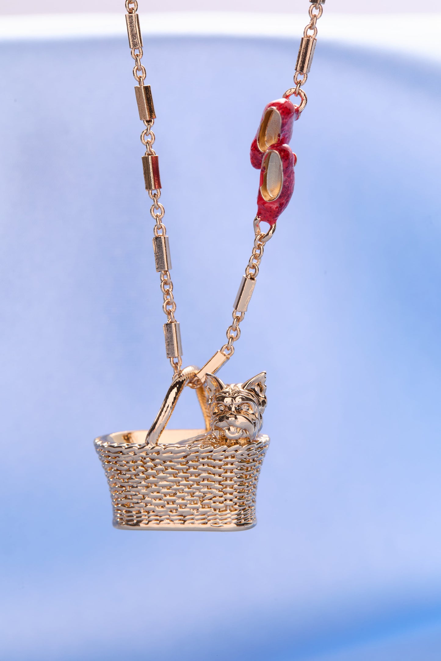 The Wizard of Oz™ Dorothy & Toto Basket Pendant