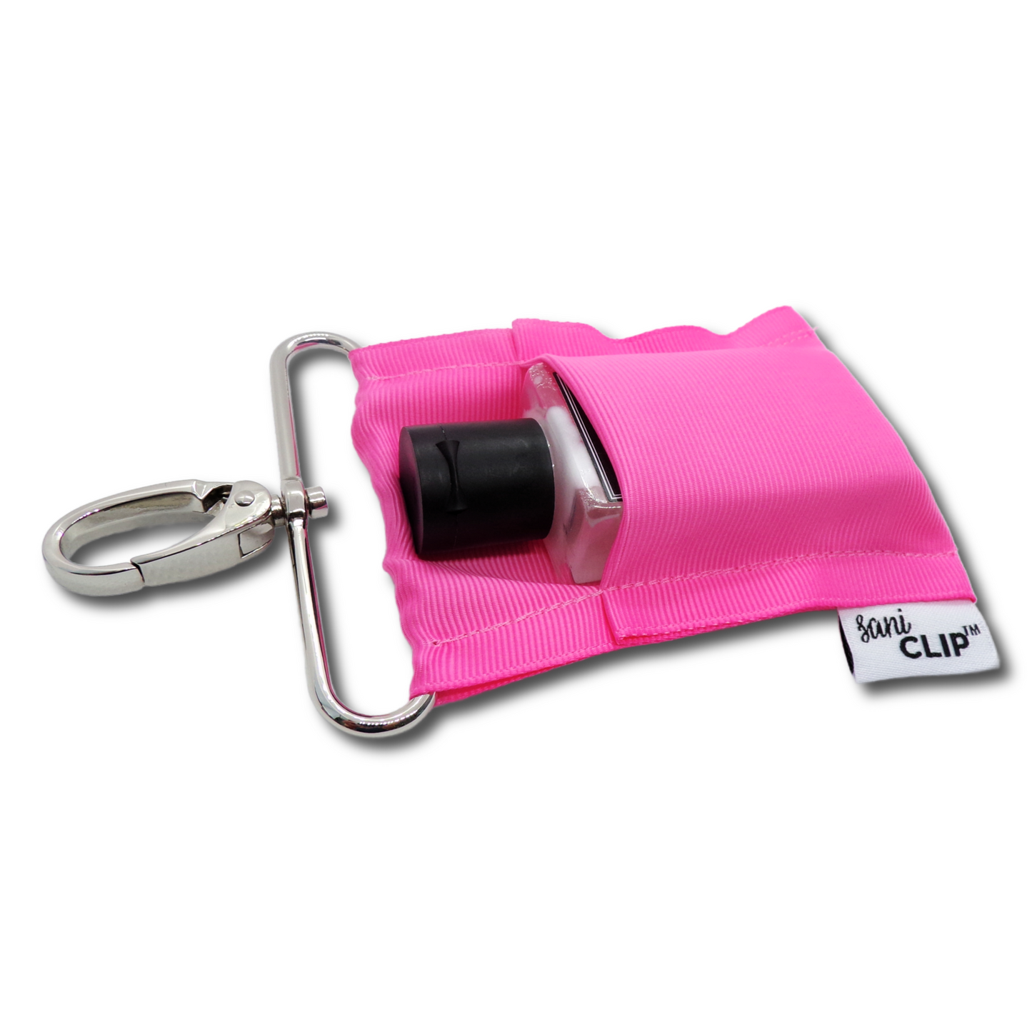 CLASSIC:  Bubble Gum Pink SaniClip Hand Sanitizer Holder - made to order