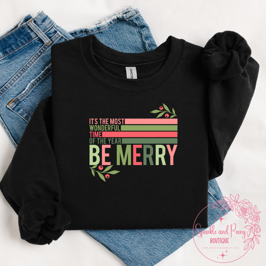 Be merry Christmas graphic