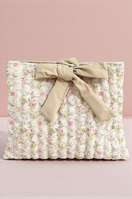 SC - Eve Beige Floral Bible Cover