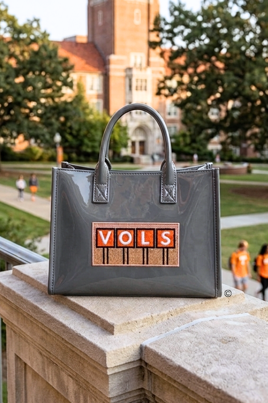 SC - ETA 9/30-10/14 VOLS Stadium Gray Vinyl Tote Bag©