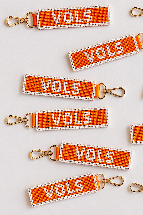 SC - ETA 8/24-9/7 VOLS Beaded Keychain