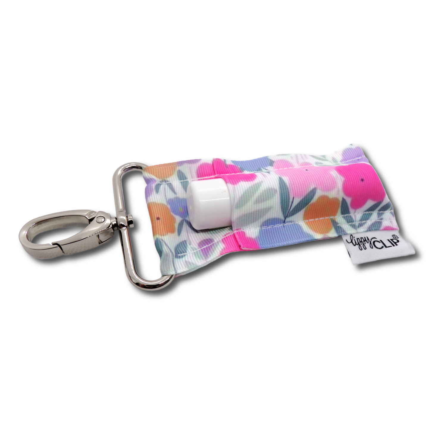Flower Power LippyClip KISS for larger lip balms, essential oil rollers, etc.