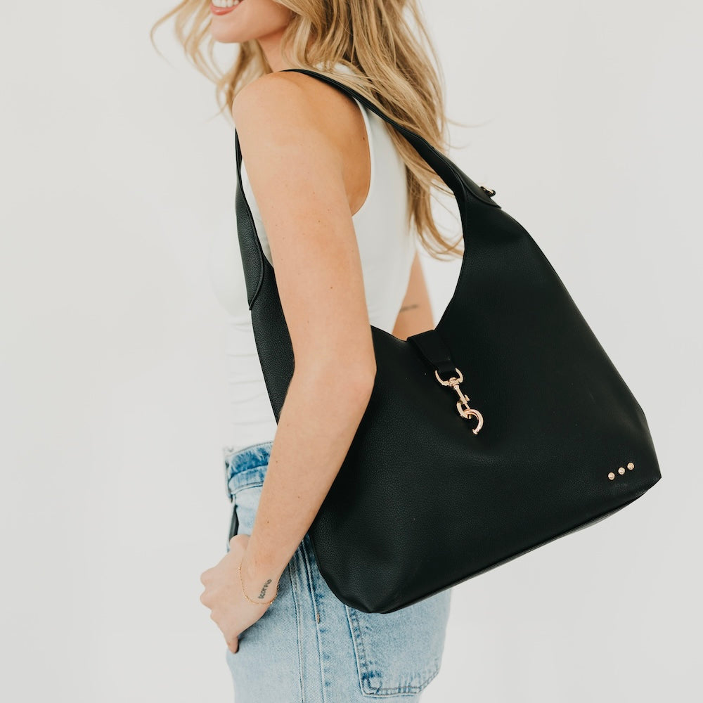 Haddie Hobo Vegan Leather Tote