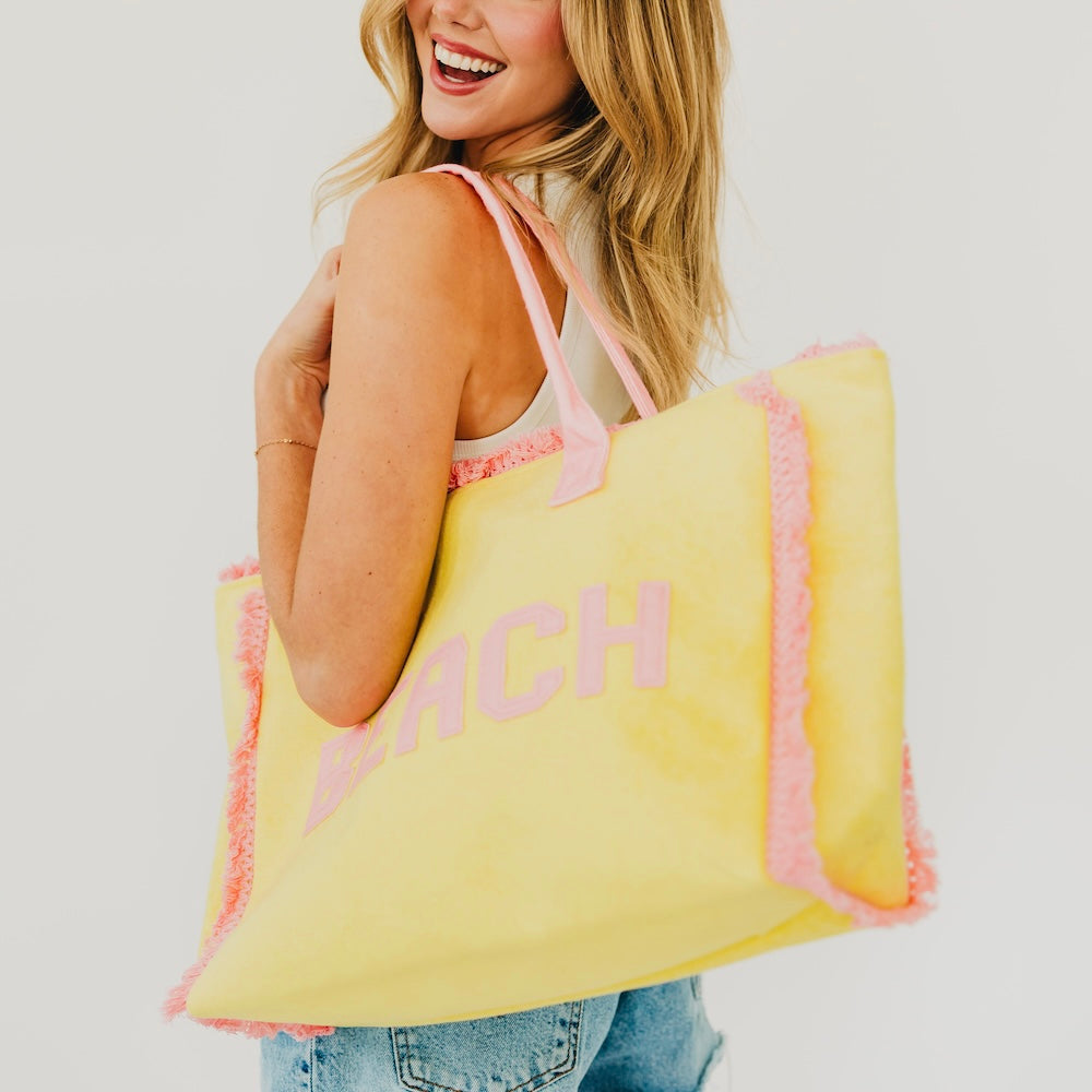Hanalei Terry Cloth Beach Tote Bag