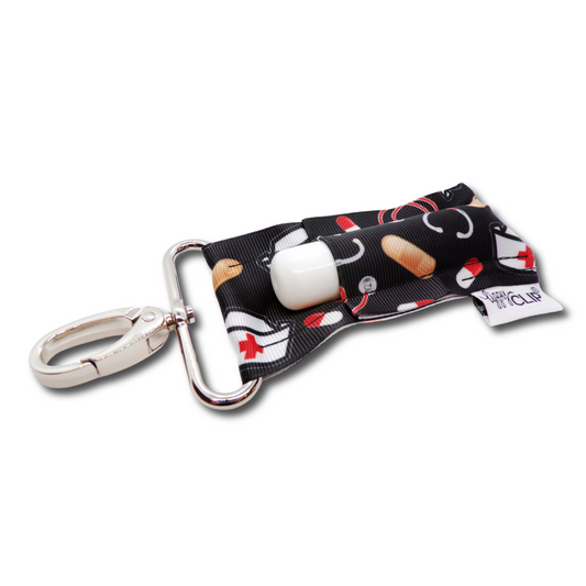 Healthcare Heroes LippyClip KISS for larger lip balms, essential oil rollers, etc.