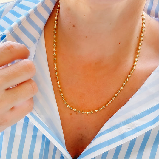 Easy Does It Gold Necklace